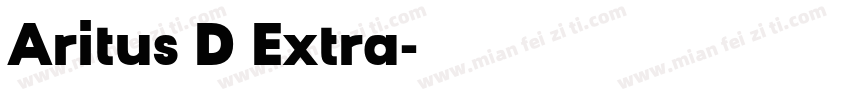 Aritus D Extra字体转换